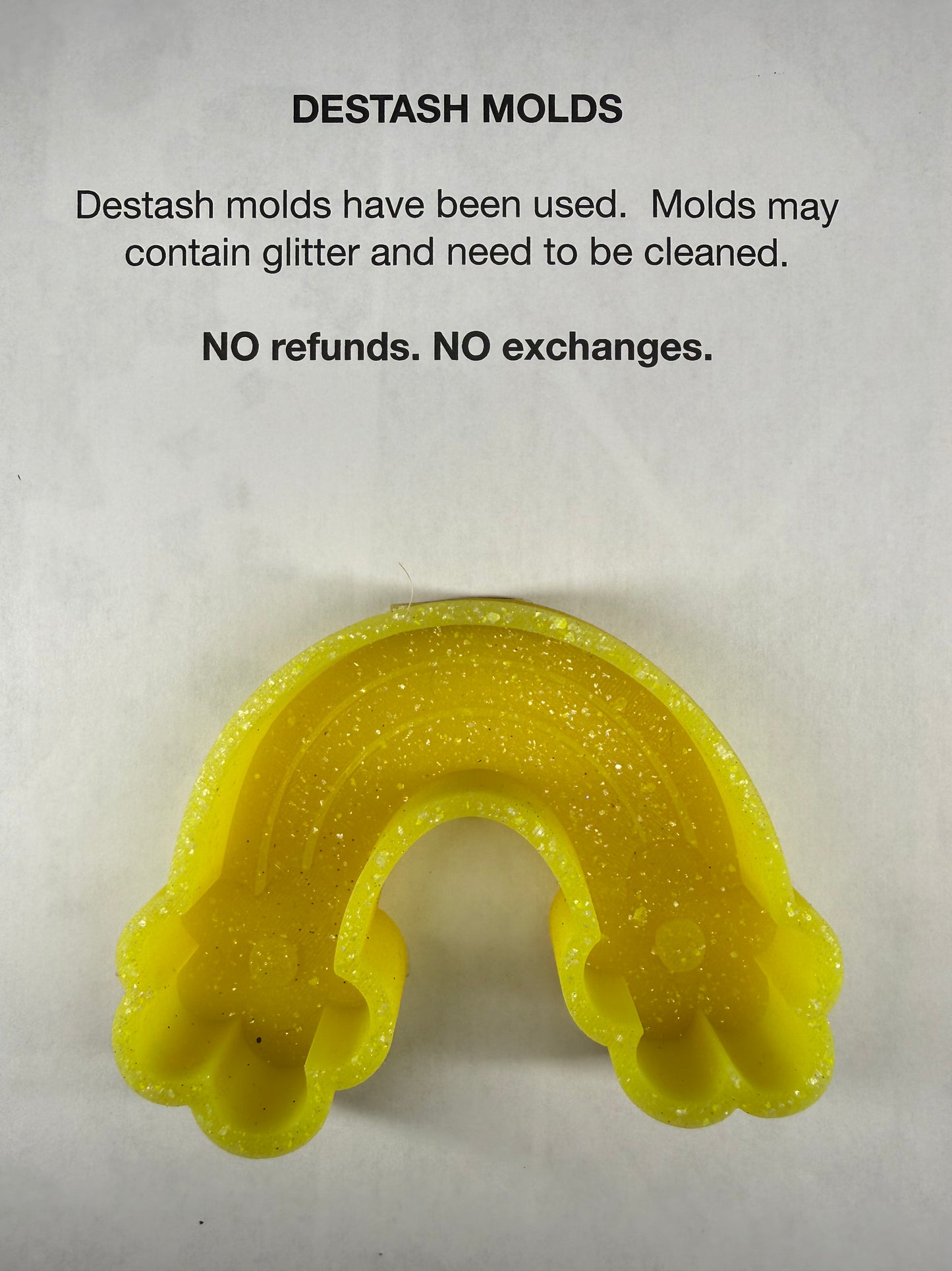 DESTASH Mold - Rainbow with flowes