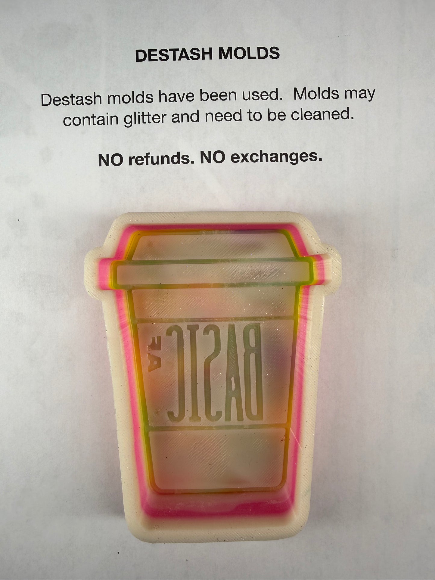 DESTASH Mold - Basic AF Coffee Cup