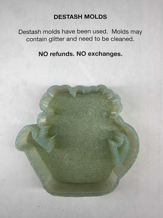 DESTASH Mold - Watering Pail with Flowers
