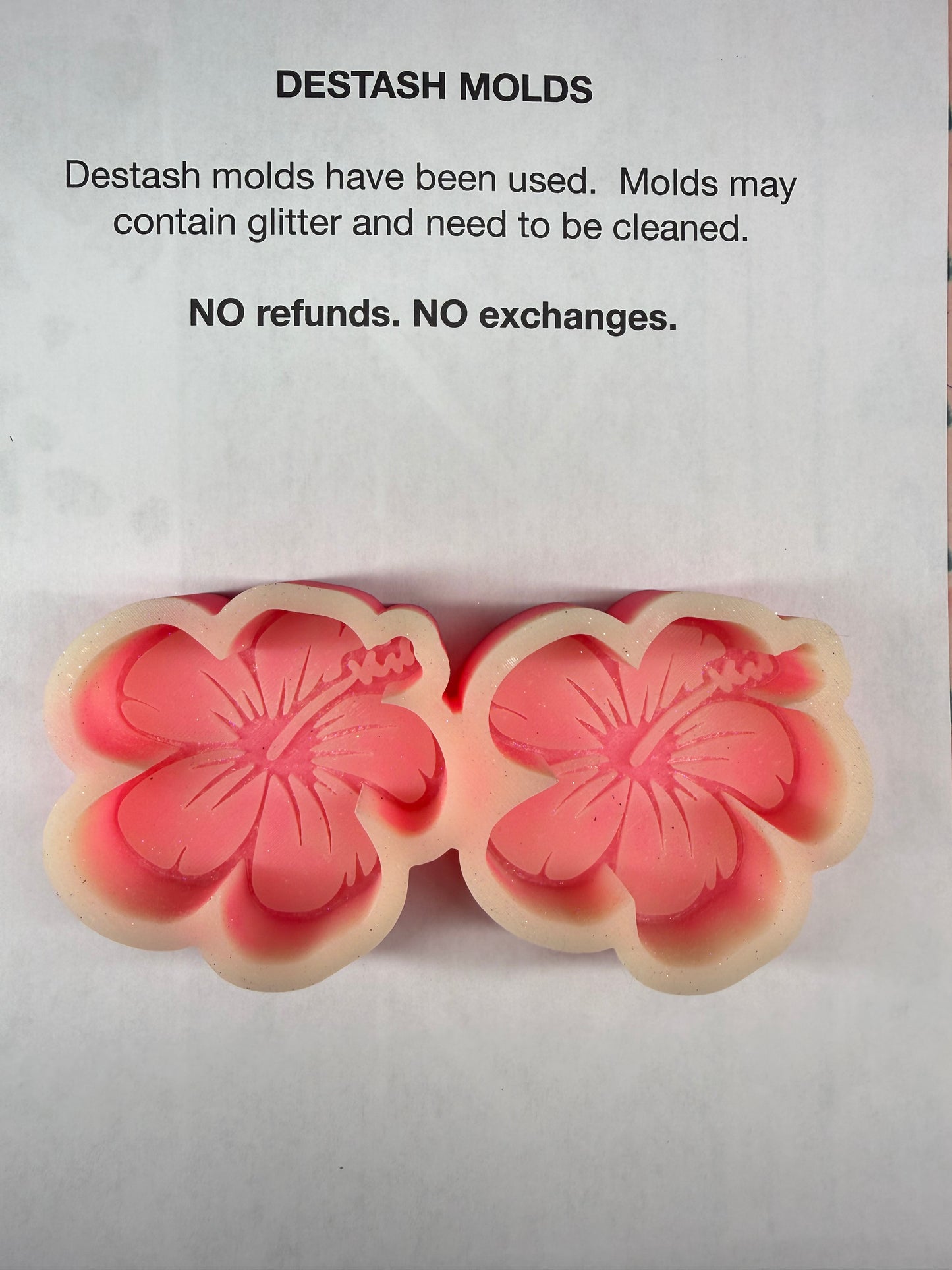 DESTASH Mold - Hibiscus vent clips