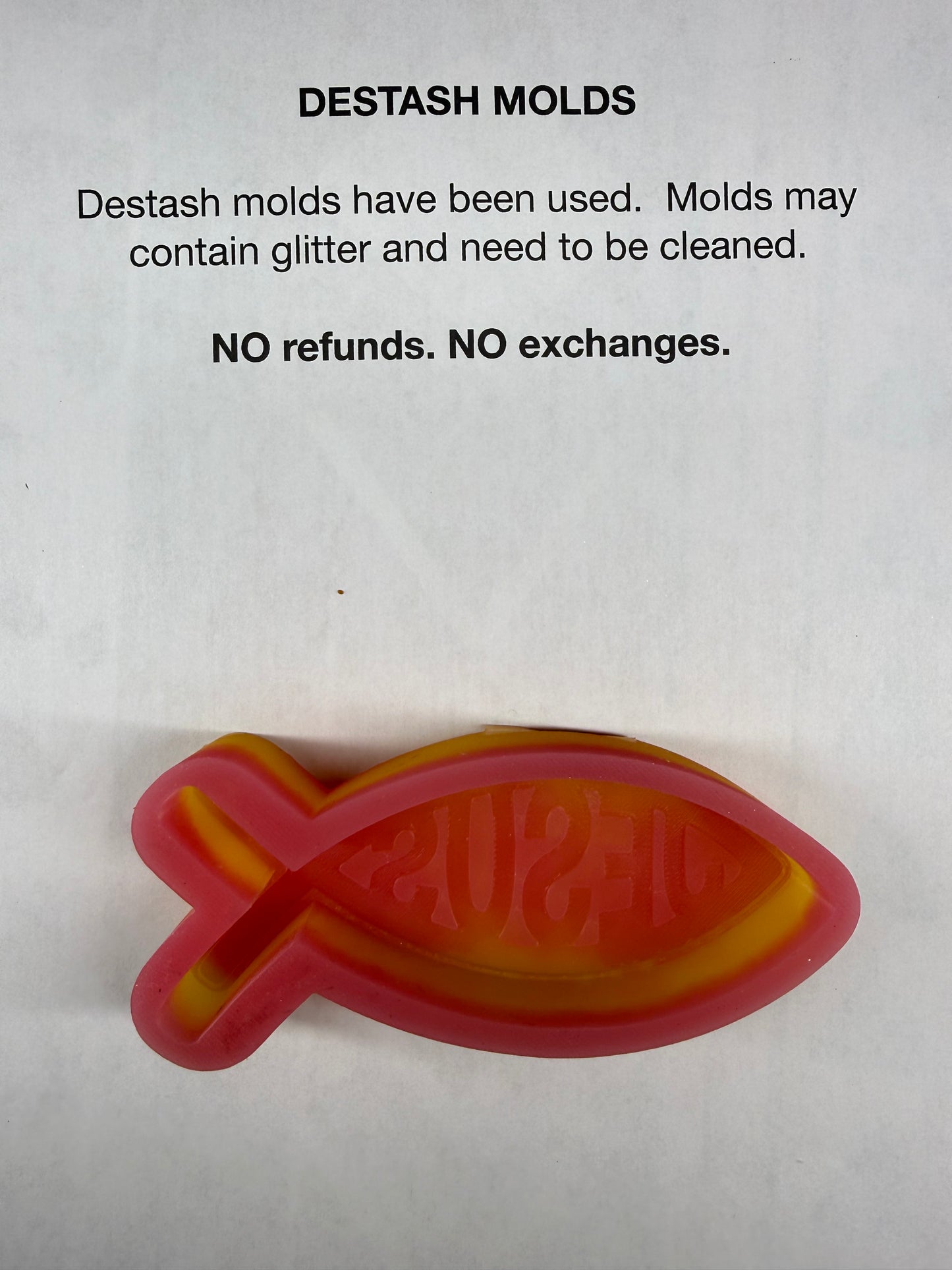 DESTASH Mold - Jesus Fish