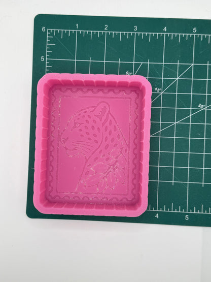 Leopard Stamp Freshie Mold | silicone freshie mold | 423