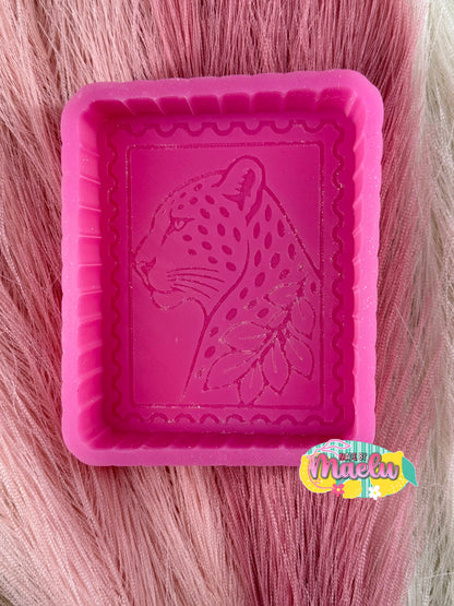 Leopard Stamp Freshie Mold | silicone freshie mold | 423