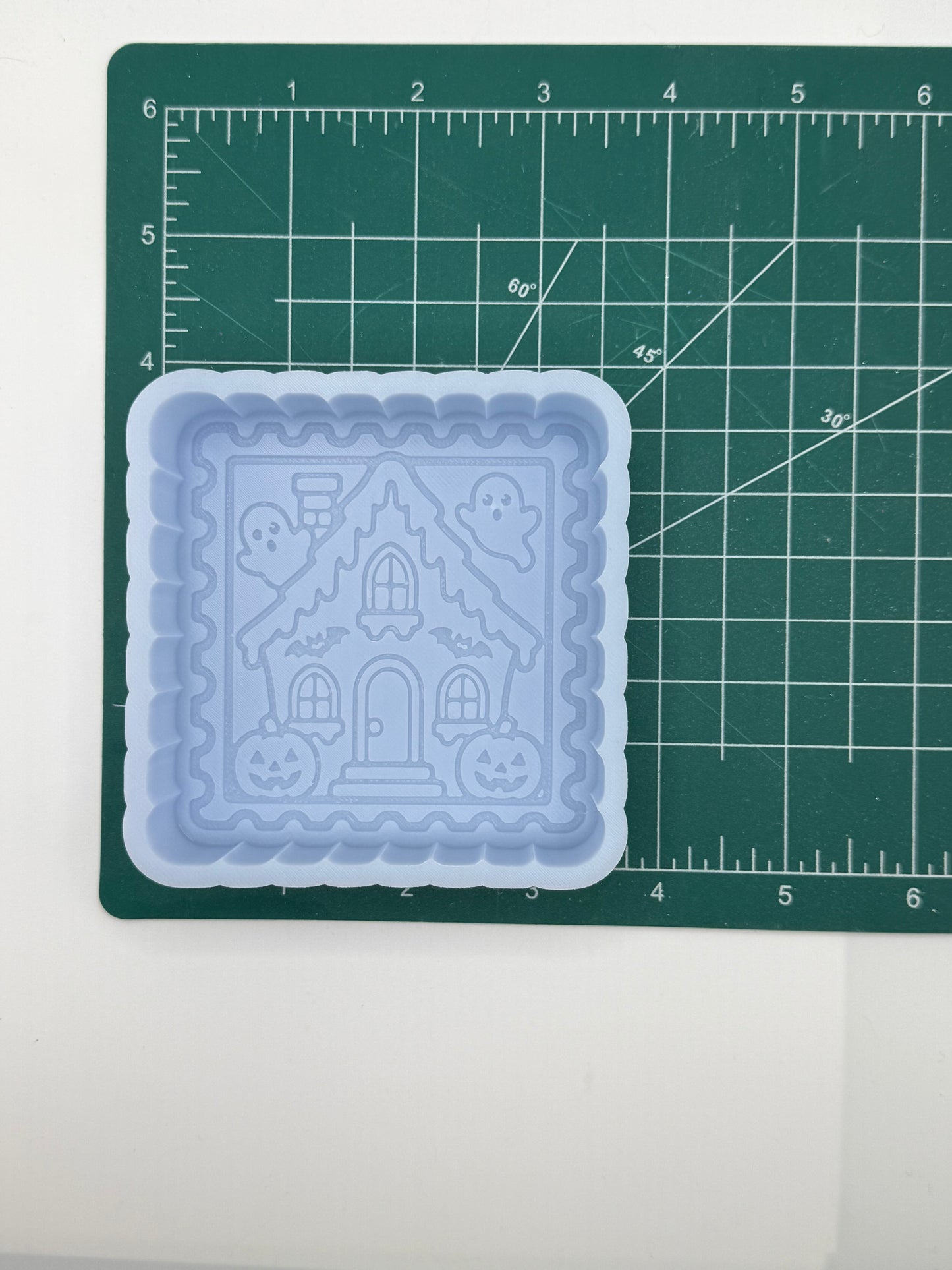 Haunted House Stamp freshie mold | silicone freshie mold | F177