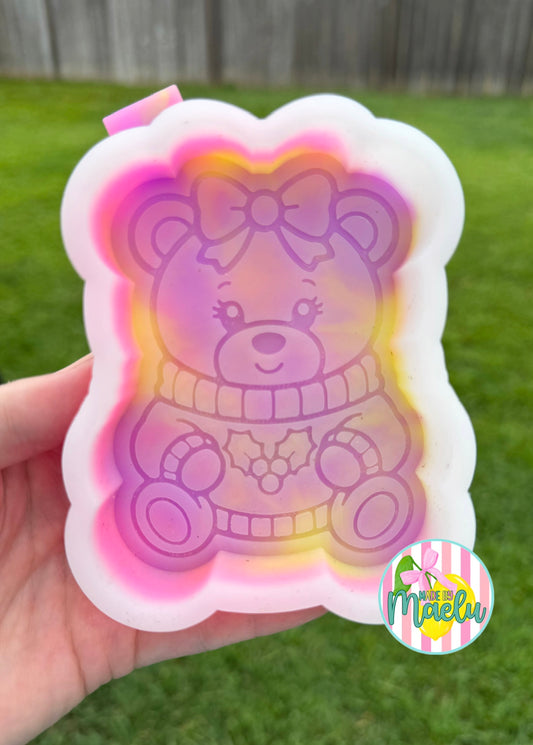 Bear Christmas Sweater Freshie Mold | silicone freshie mold | C178