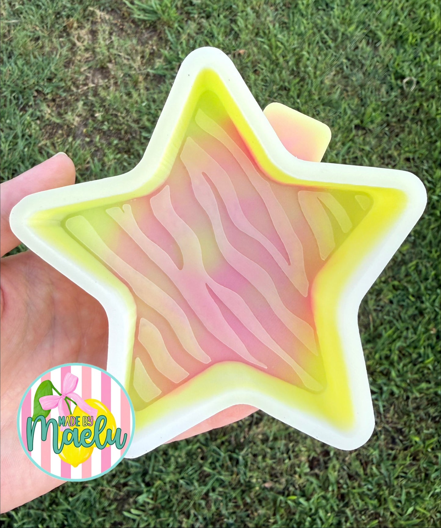 Zebra Star Freshie Mold | Silicone Freshie Mold | 445