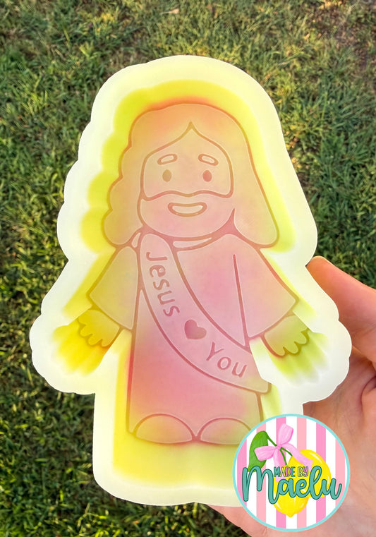 Jesus Loves You Freshie Mold | Silicone Freshie Mold | 172