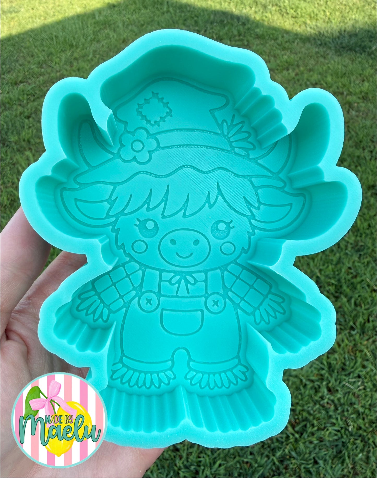 Full Highland Scarecrow freshie mold | silicone freshie mold | F185