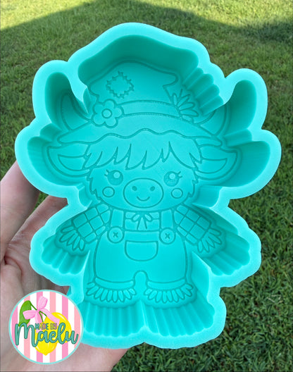 Full Highland Scarecrow freshie mold | silicone freshie mold | F185