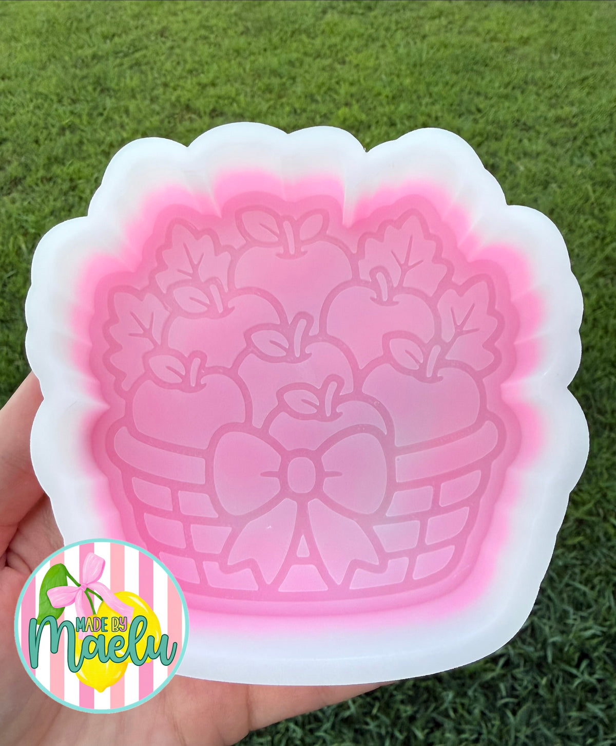 Apple Basket freshie mold | silicone freshie mold | F180