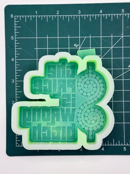 Price is Wrong Freshie Mold | silicone freshie mold