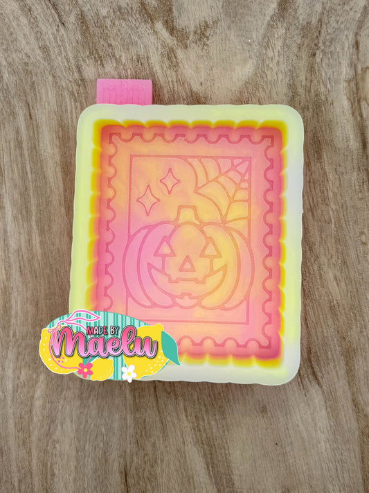 Pumpkin Stamp freshie mold | silicone freshie mold