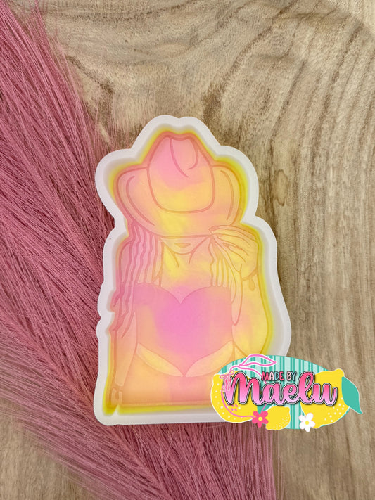 Tipped Hat Cowgirl Freshie Mold | Silicone Freshie Mold