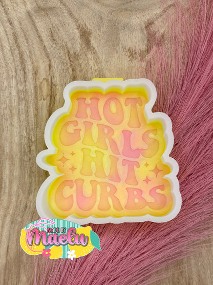 Hot Girls Hit Curbs Freshie Mold | Silicone Freshie Mold