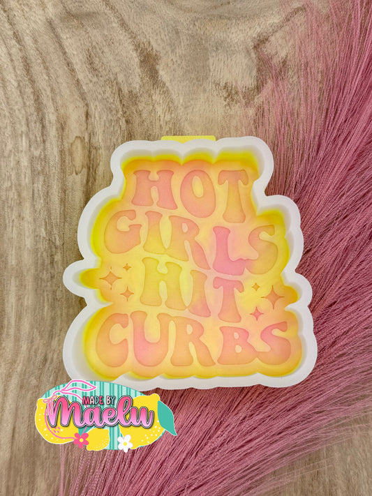Hot Girls Hit Curbs Freshie Mold | Silicone Freshie Mold