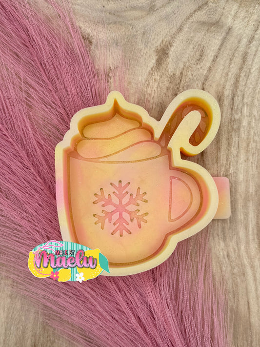 Snowflake Mug freshie mold | silicone freshie mold