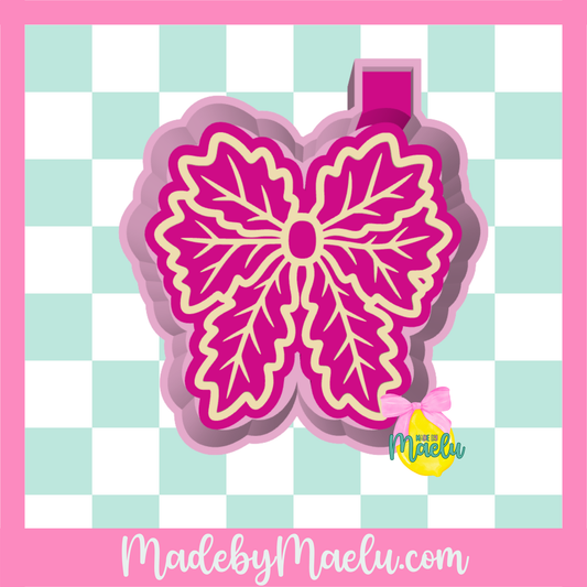 Leaf Bow Freshie Mold | silicone freshie mold | F186