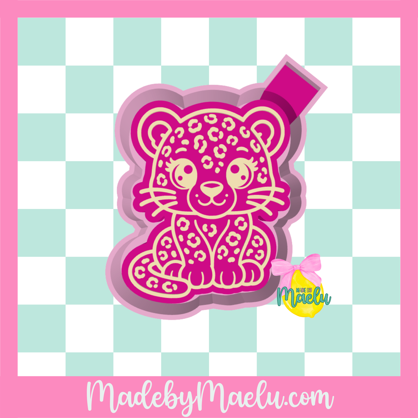 Leopard Cub Freshie Mold | Silicone Freshie Mold | 438