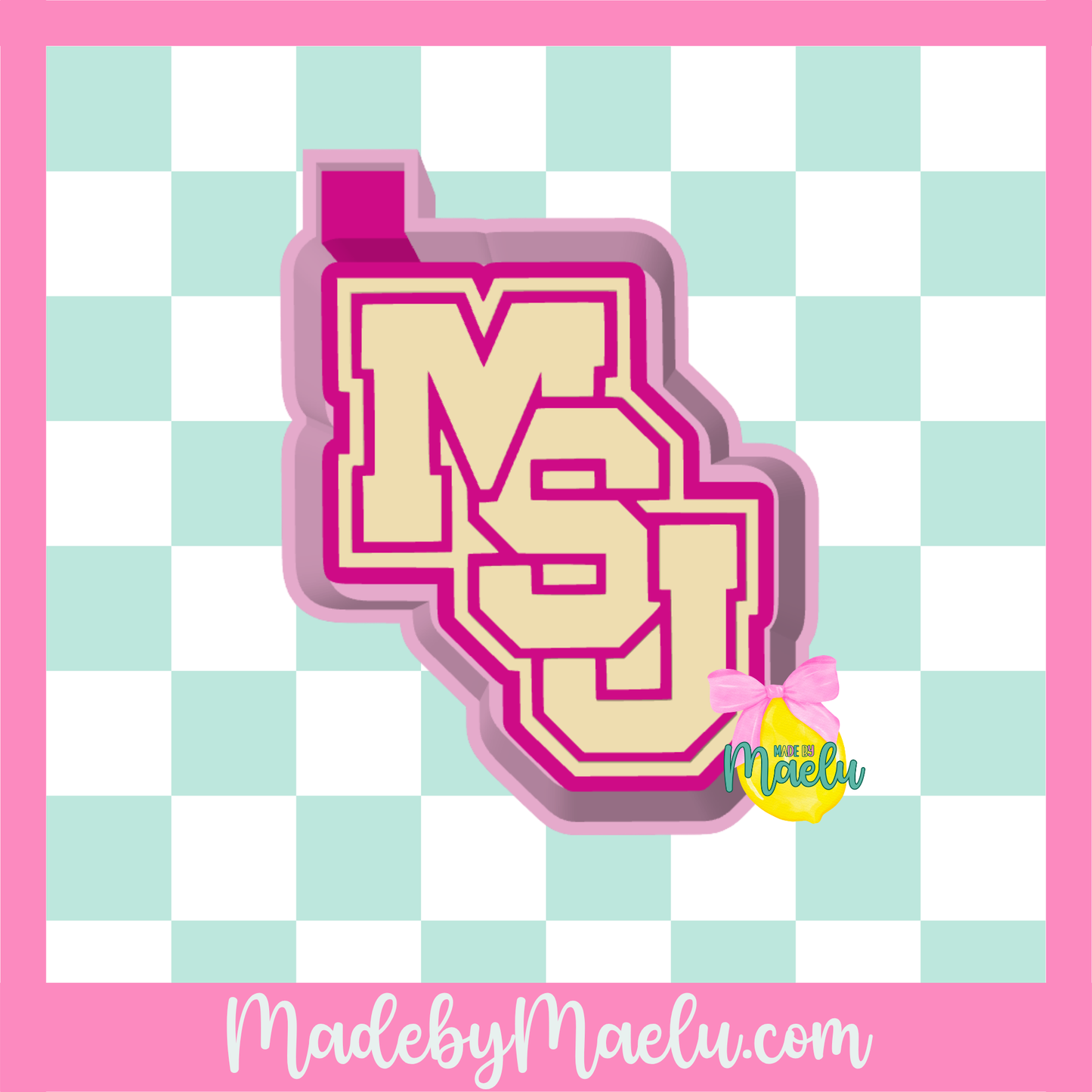 MSU Freshie Mold | silicone freshie mold | 347
