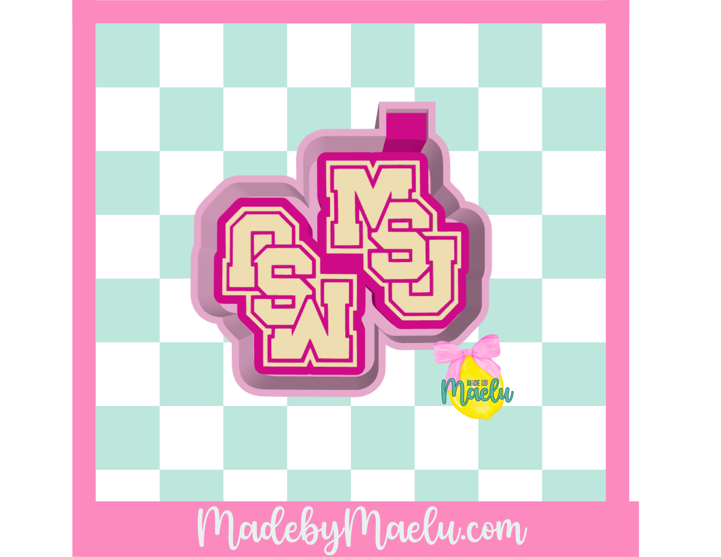 MSU Vent Clips Freshie Mold | silicone freshie mold | (Copy)