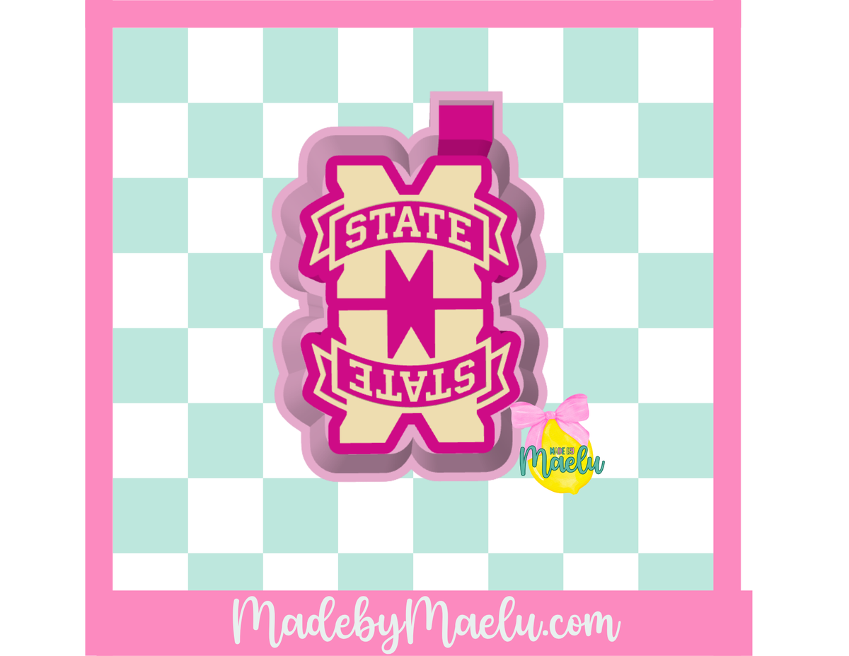 M State Vent Clips Freshie Mold | silicone freshie mold |