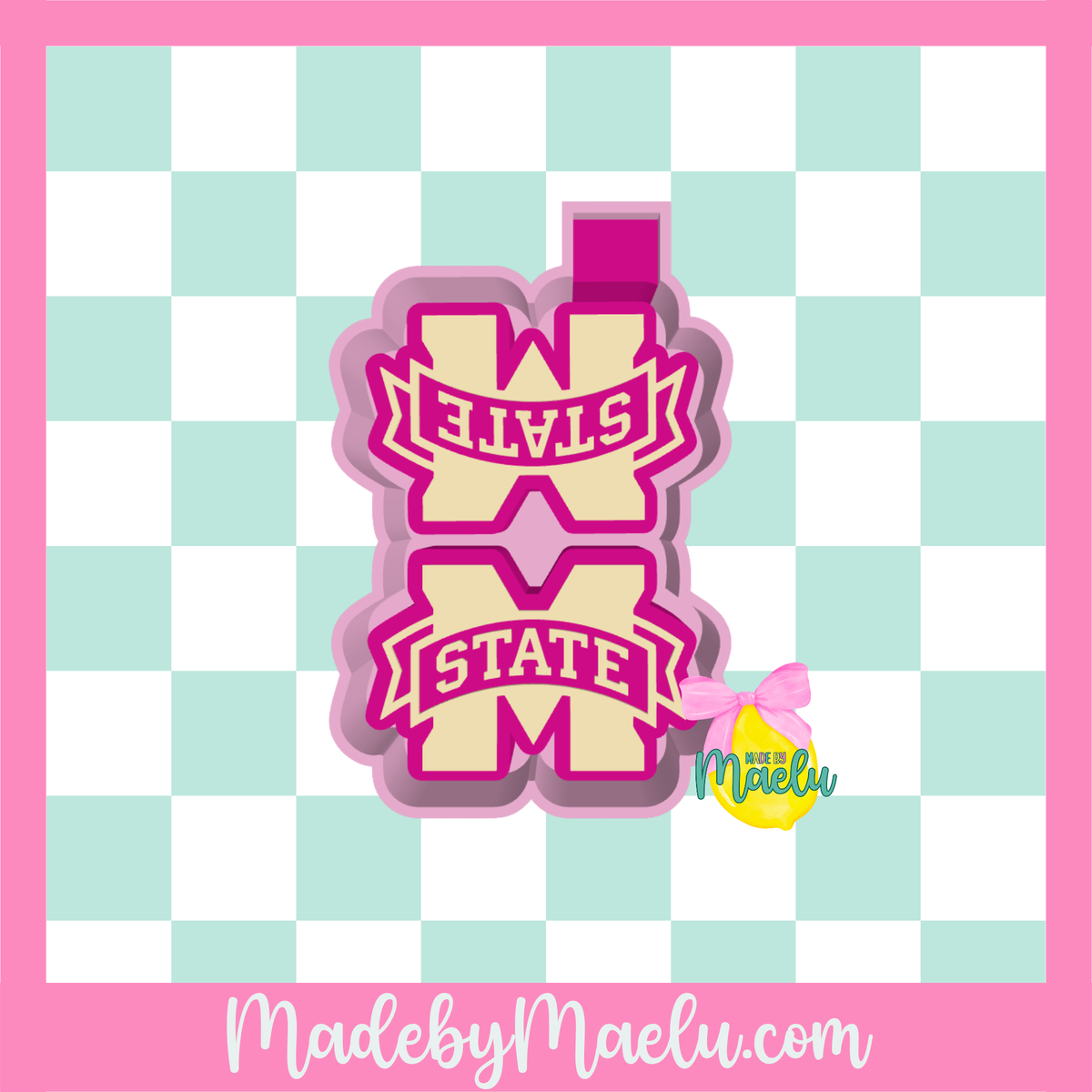 M State Vent Clips Freshie Mold | silicone freshie mold |