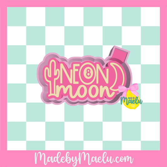 Neon Moon Freshie Mold | Silicone Freshie Mold | 435