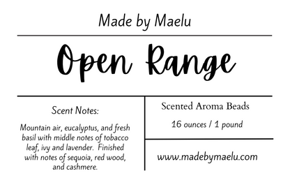 Open Range | 1 pound | Scented Aroma Beads