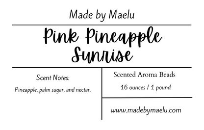 Pink Pineapple Sunrise | 1 pound | Scented Aroma Beads