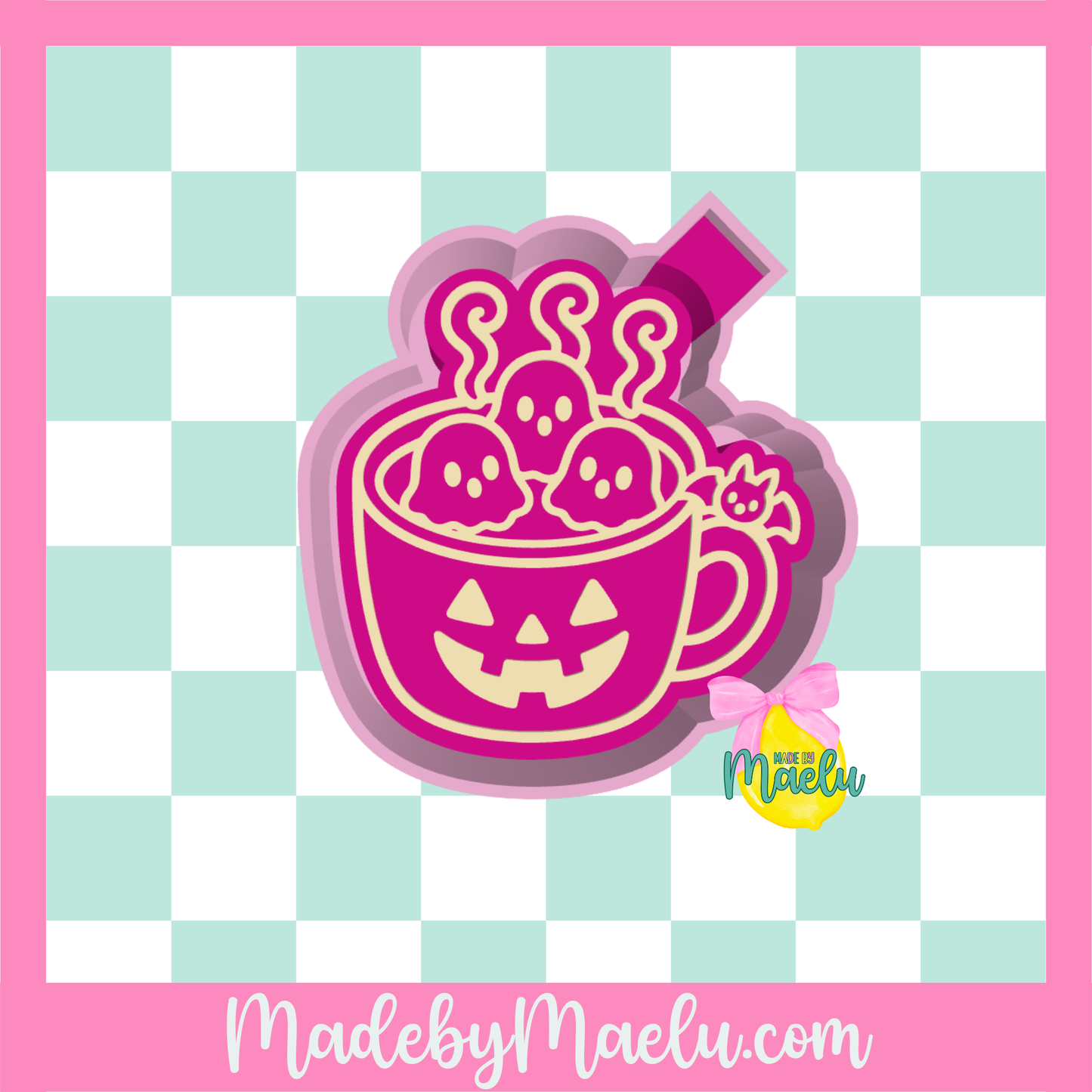 Pumpkin Marshmallow Cup Freshie Mold | silicone freshie mold | F182