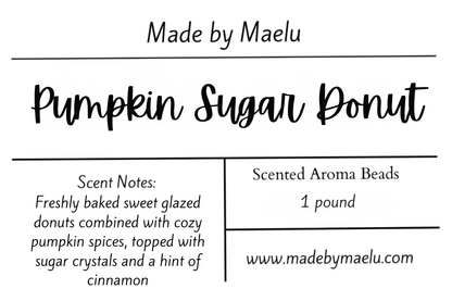 Pumpkin Sugar Donut | 1 pound | Scented Aroma Beads