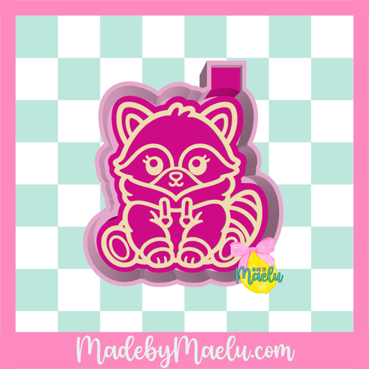 Raccoon Hoodie Freshie Mold | silicone freshie mold | C200