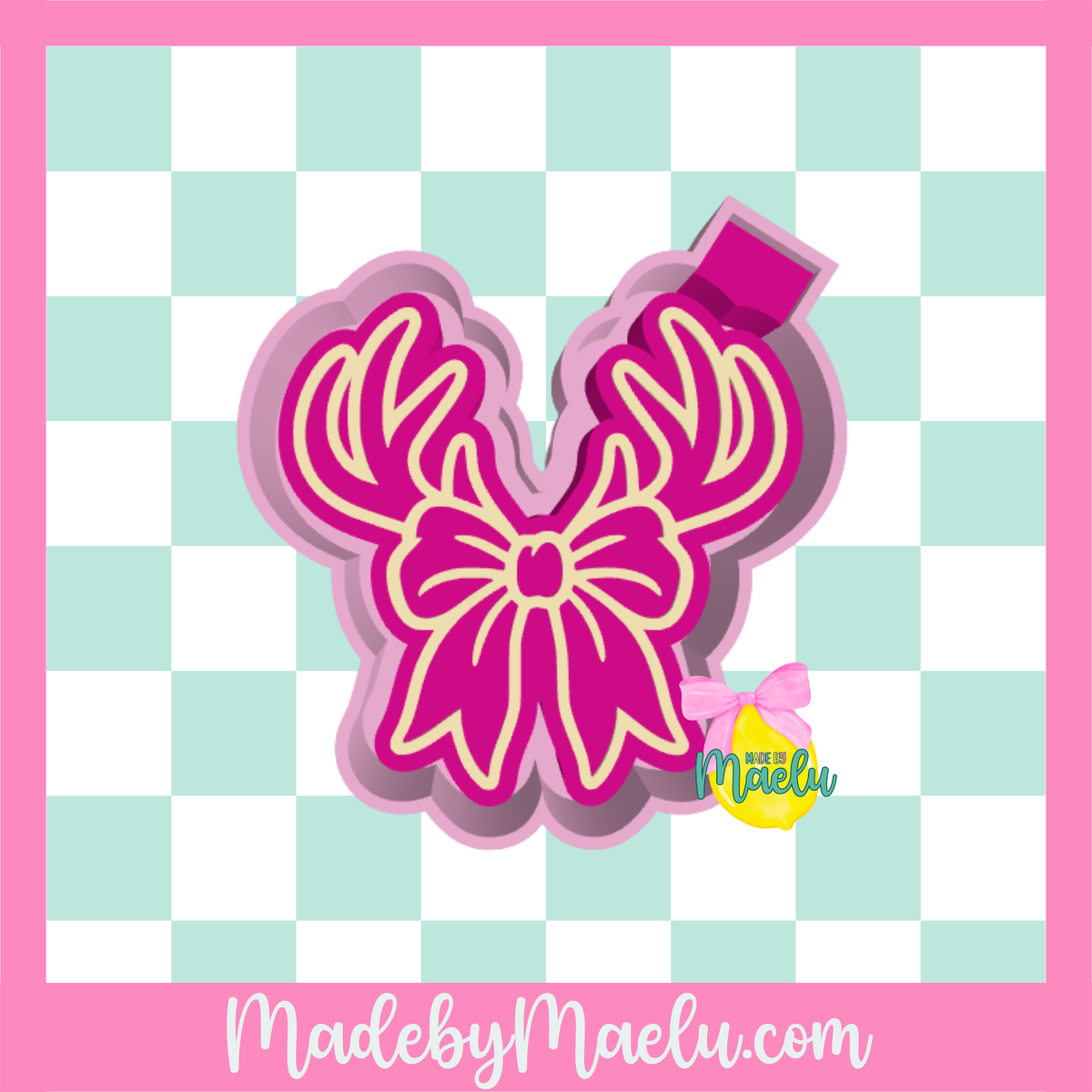 Rack with Bow Freshie Mold | Silicone Freshie Mold |