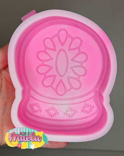 Concho Snow Globe Freshie Mold | silicone freshie mold | C164