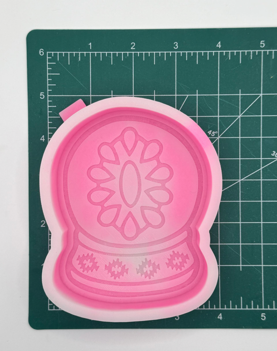 Concho Snow Globe Freshie Mold | silicone freshie mold | C164