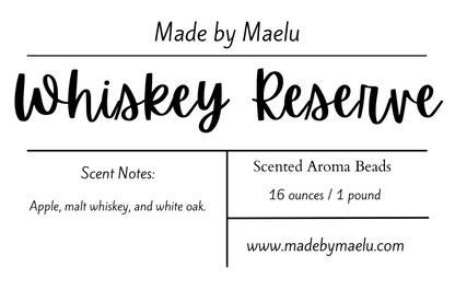 Whiskey Reserve | 1 pound | Scented Aroma Beads