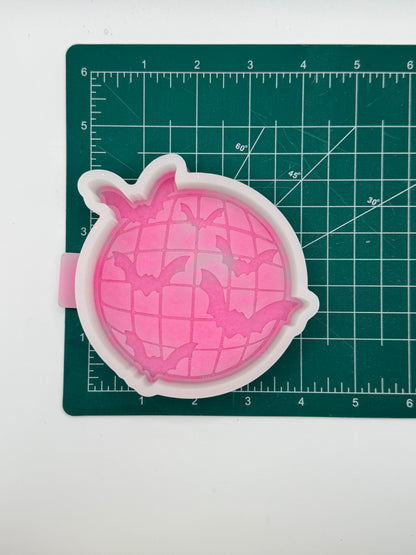 Disco Ball with Bats freshie mold | silicone freshie mold | F111
